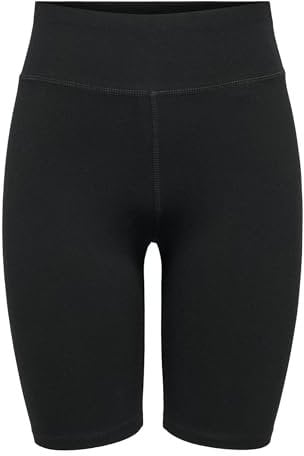 ONLY Onpnoon Life HW City Jrs Shorts Noos Pantalones Cortos, Negro, M Mujer