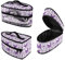 KUIFORTI Purple Butterfly Print Mini Iron Storage Bag Mini Iron Organizer with Handle Travel Carrying Case Portable Travel Irons Storage Bags