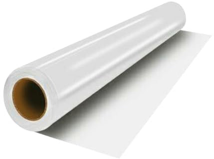 DTF Transferfolien-Rolle, 30 cm (B) x 100 m (L), doppelseitig, matt, Kalt- und Heißabziehpapier, PreTreat PET-Transferpapier für Drucker, Direktdruck auf dunklen und hellen T-Shirts, Textil (0,08 mm