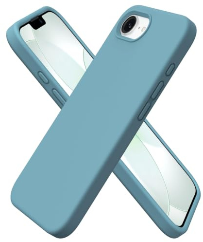 ORNARTO for iPhone 17e Case/iPhone 16e Case, Slim Liquid Silicone Cover | Cactus,17e/16e,4-Layer Protection,Shock Absorption,Soft Gel Rubber,Full Body Coverage,Precise Cutouts