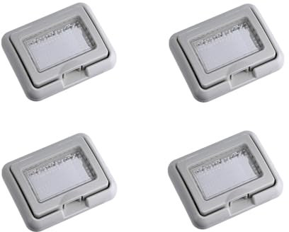 IXTRIMA 4pz Placca con coperchio e Supporto da esterno Ip55 3 posti (idrobox) compatibile con Bticino matix, supporto stagno 3P COLORE Grigio set 4 pezzi