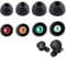 Ear Tips for Sony WF-1000XM4, 4 Pairs Earbuds Replacement Tips Foam Earbud Tips Noise-Reducing Earbuds Rubber Tips Soft Anti Slip Earphones Ear Bud Tips for WF-1000XM5 Charging Case Sizes S M L XL