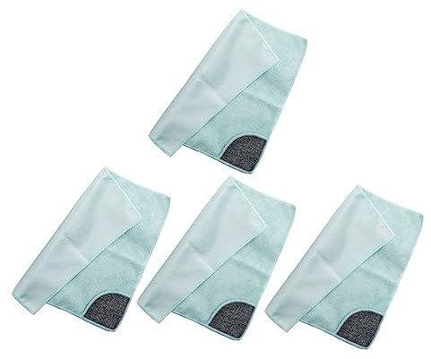 Vaguelly 4stücke Küchen Geschirrtücher Aus Mikrofaser Saugfähige Reinigungstücher Für Geschirr Und Kochutensilien Wiederverwendbar Und Waschbar Für Müheloses Putzen Küche