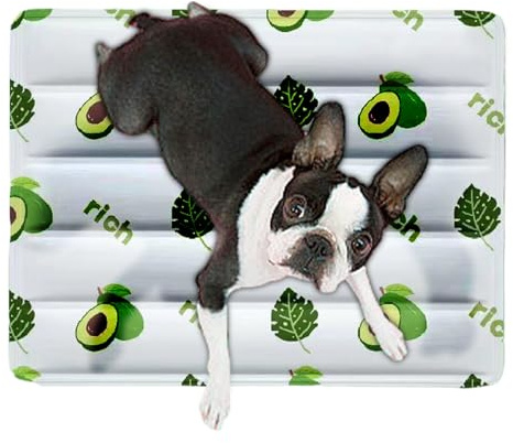 Knowlife Kühlmatte Für Hunde, Katzen Schlafmatte Kühlkissen Für Tiere, Weiche Kratzfeste Liegefläche Für Kleine, Mittelgroße & Große Hunderassen Bei Für, Terrasse & Unterwegs