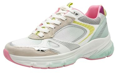 Tamaris Damen Sneaker Low, türkis, 39 EU