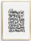 Tales by Jen Kunstdruck, Sprüche Poster: Always be a unicorn | Stilvolles Premium Poster auf hochwertigem Papier | Handlettering Wand Bild als schwarz weißes Wohnaccessoires | Ohne Bilderrahmen