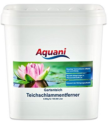Aquani Teichschlammentferner Gartenteich 5.000g wirkt effektiv gegen Teichschlamm im Teich Macht Schlammsauger überflüssig geruchsfreie Teichpflege auch für Koi und Schwimmteich