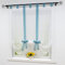 Joyswahl Raffrollo Voile Bindegardine mit Schlaufen »Adele« Unifarbige Gardinen BxH 100x140 Blau 1er Pack