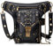 Punk Gürteltasche Schultertasche Bein Handtasche Tasche Sport Messenger Bags für Männer Frauen