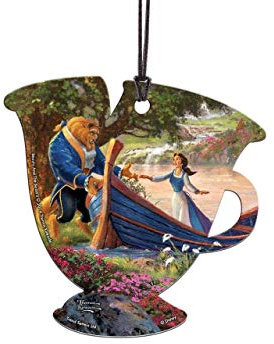 Disney – Die Schöne und das Biest II – Picknick – Thomas Kinkade – Chip Teetasse geformt zum Aufhängen