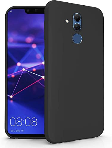 Compatibile con HUAWEI MATE 20 LITE (6.3) SNE-LX1 SNE-L21 SNE-AL00 Custodia COVER CASE GEL SILICONE flessibile protezione matte slim soft TPU MORBIDA (NERO)