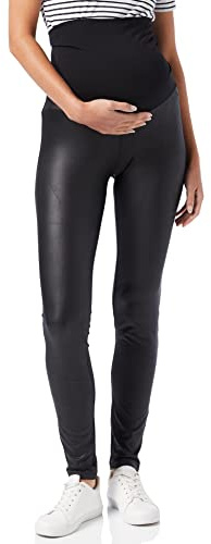 Supermom Damen Legging OTB Shine Umstandsleggings, per Pack Schwarz (Black P090), 34 (Herstellergröße: XS/S)