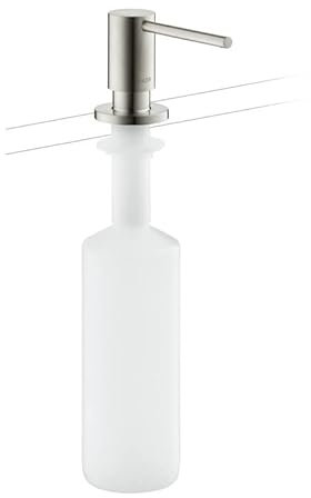 Hansgrohe Spülmittelspender Axor UNO Edelstahl-Optik, 42818800