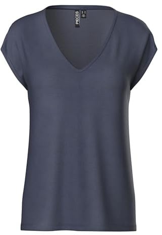 PIECES Female T-Shirt mit V-Ausschnitt PCKAMALA | v-neck t-shirt