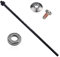 Ohoho Arbre de direction pour MTD 738-0919B, 738-0919A, 738-0919, 753-04517 76-044 avec bague de direction