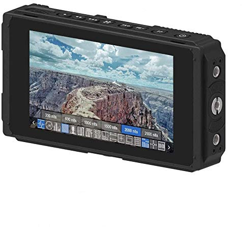 Fotga E50S 5 Ultra Bright 2500nits Touch Screen Camera Field Monitor, Wavaform, Vettore, IngressoUscita HDMI 4K, SDI 3G, Doppio slot per batteria, Visibilità diurna 2200, IPS, per DSLR Video Cinema