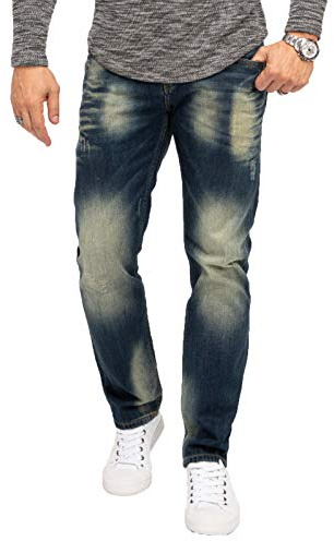 Indumentum Jeans Herren Hose Regular Fit Denim | Herrenjeans mit geradem Bein, lange Jeanshose für Alltag und Freizeit