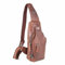 Marco VENEZIA Danny Umhängetasche Cross-Body-Bag Vintage 14x32x9cm Brusttasche für Herren Braun