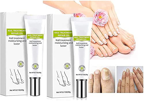 Toe Be Health Instant Beauty Gel, Multi-Purpose Nail Repair, Repairs and Protects from Discoloration, Rough and Cracked, Soothing Moisture Gel (2Pcs)