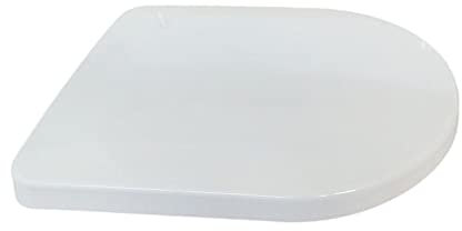Ramm Toilettensitz mit Absenkautomatik Soft Close | WC Sitz aus antibakteriellem Duroplast| Made in EU |kompatibel mit Cersanit Deco| inklusive Befestigungsmaterial