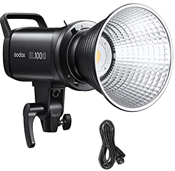 GODOX SL100D Kompakte LED-Videoleuchte Fotografie-Aufhelllicht 100W 5600K 8 Eingebaute FX-Beleuchtungseffekte CRI96 + TLCI97 + Bowens Support Support APP / 2.4G Wireless/Eingebaute Steuerung