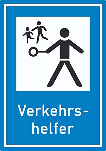 Verkehrshelfer Aufkleber A7 (74x105mm)