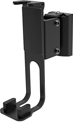 Conecto Lautsprecher-Wandhalterung, kompatibel mit Sonos® One, Sonos® One SL, Sonos® Play 1, maximale Belastung 3 kg, Schwarz
