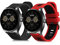 kwmobile 2x Cinturino TPU Silicone Fibbia Compatibile con Huawei Watch Buds / GT3 SE Cinturino - Cinturini