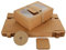SENENQU 24 Pack Kraft Cookie Boxes with Window, 8.7 x 6 x 2.7 inch Brown Paper Candy Boxes with Rope & Card, Empty Gift Packaging Boxes for Bakery Treat Brownie Wedding Party