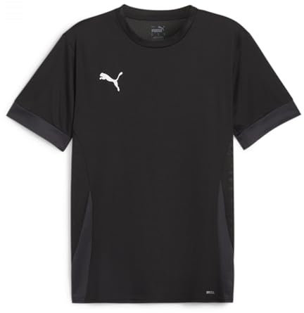 PUMA Unisex Teamgoal Matchday Jr Fußballtrikot, Puma Black-puma White-Flat Dark Gray, 152 EU