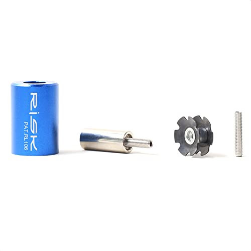 KIEVODE Bike Star Kit d'outils de réglage d'écrou – Installateur de fourche avec 1 écrou étoile et 1 vis de positionnement de rechange pour vélos de montagne et de route, VTT, s'adapte aux tubes de