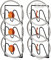 Whtawtaw 2 Pack Pot Lid Organizer Rack, 6-Tier V-Wall Pot Lid Holder, No Drilling Adhesive Cabinet Door/Wall Mounted Pot Cover Rack, Kitchen Shelf for Pots and Pans (Black)
