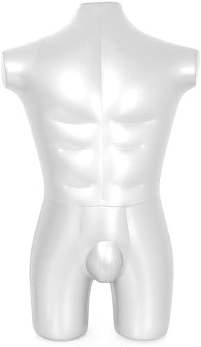 Aufblasbare Schaufensterpuppe, männlich, 84 cm Länge