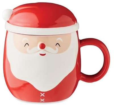 BARBACADO Mug Père Noël avec couvercle