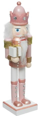 Déco de Noël Casse-Noisette Rose H 25 cm - Feeric Christmas