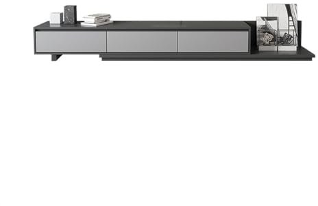 TV-Schrank Ausziehbarer TV-Schrank for Zuhause, Wohnzimmer, TV-Schrank, Kombination aus einfachem, modernem, leichtem, luxuriösem, kleinem Apartment, bodenstehender Schiefer-Couchtisch Fernsehschrank