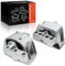 Frankberg 1x Vorne Rechts Motorlager + 1x Schaltgetriebe Getriebelager Kompatibel mit A3 8L1 1.8T qua.ttro 1.8T 1.8 1.9TDI 1996-2003 Leon 1M1 1.8 20V 1.9TDi 1999-2006 Replace# 1J0199262BF