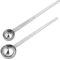 REDANT Tablespoon Measuring Spoon - Long Handle Measuring Spoons Set, Stainless Steel 1 & 2 Tablespoon Scoop - Funnel Scoop for Powder - Coffee Scoop for Ground Coffee, Tea, Sugar (1 & 2 TPSP)