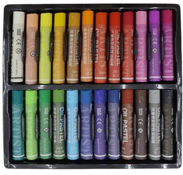CENPEK Juego de Barras de Pintura al óleo de 24 Colores, Pintura artística en Barra Deslumbrante, Pintura, Mezcla, Suministros de Arte en Colores Pastel al óleo para Artistas, Principiantes