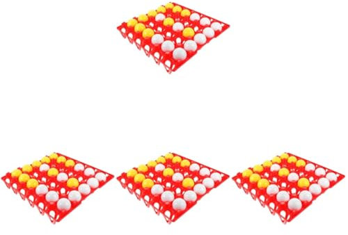 Alasum 4 Sets Backgammon Spiel Spielzeug Tischläufer Tischläufer Party Schachspiel Kinderbevorzugung Lustiges Schachspiel Party Tischschach Brettspiel Spielzeug Schach Fünf