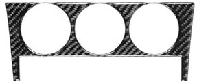 Interieur Zubehör Für Subaru Für BRZ Für Toyota 86 GT86 2017 2018 2019 Carbon Fiber Ac Schalter Knopf Rahmen Trim Dekoration Aufkleber Auto Zubehör Innenraum(B Black)