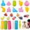 GmwyCzV 19 Stück Knete Zubehör Set, Fruit Plastilin Knetwerkzeug für Kinder mit Modelliermasse, Knete Set, Kinderknete Knetwerkzeug, Geschenk für Jungen und Mädchen im Alter von 2-12 Jahren