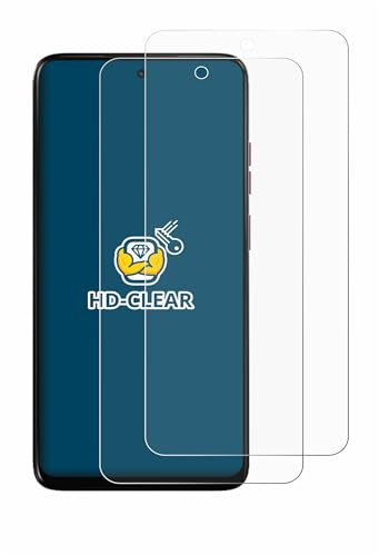 BROTECT Schutzfolie für Motorola Moto G05 | 2 Stück Transparenter Displayschutz Made in Germany Klare Displayschutz-Folie Clear Einfache Montage Case-Friendly