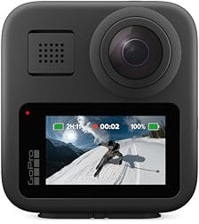 GoPro Max Traditional Action Camera Waterproof 360+ 5.6K30 HD Ball Touch Screen 16.6MP 360 Photos 1080P Stabilization for Live Broadcast