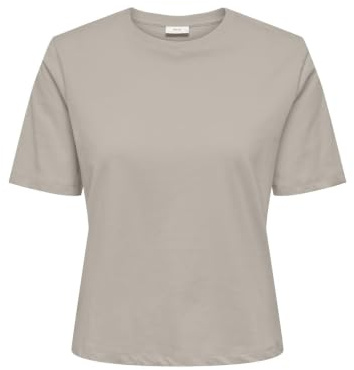 JdY Damen Jdyrex S/S Top JRS Noos, Chateau Gray, X-Small