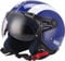 Sparco Herren Demi Jet Motorradhelm, blau, XS