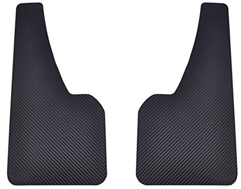 Universale anteriore o posteriore 2PCS effetto fibra di carbonio parafanghi paraspruzzi parafanghi auto furgone SUV pickup accessori