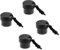 Colcolo 4Pcs ABS Plastic Tankventil Staubstopfen Schutzkappe Zubehör Kit
