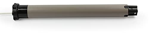 Delta Dore Moteur de volet roulant filaire 10 nm Tymoov D10F2 - Remplace un moteur à tête octogonale - Détection d'obstacles - Protection anti-effraction - 6357024 Marron