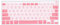 PUSOKEI Pink Keyboard Stickers for IOS - A1466, A1278, A1298 - PVC English Computer & Laptop Stickers
